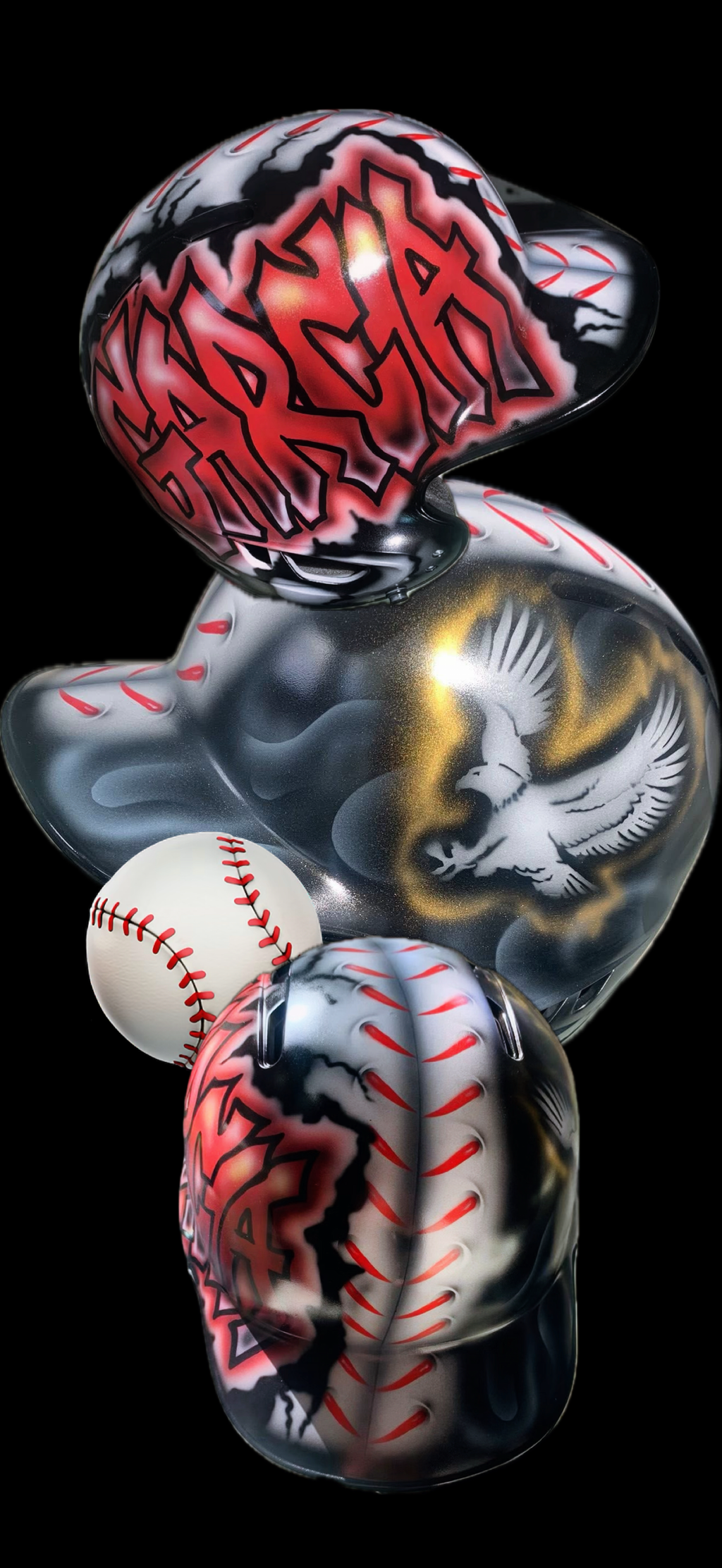 Custom Airbrushed Helmets (T-Ball/Baseball)