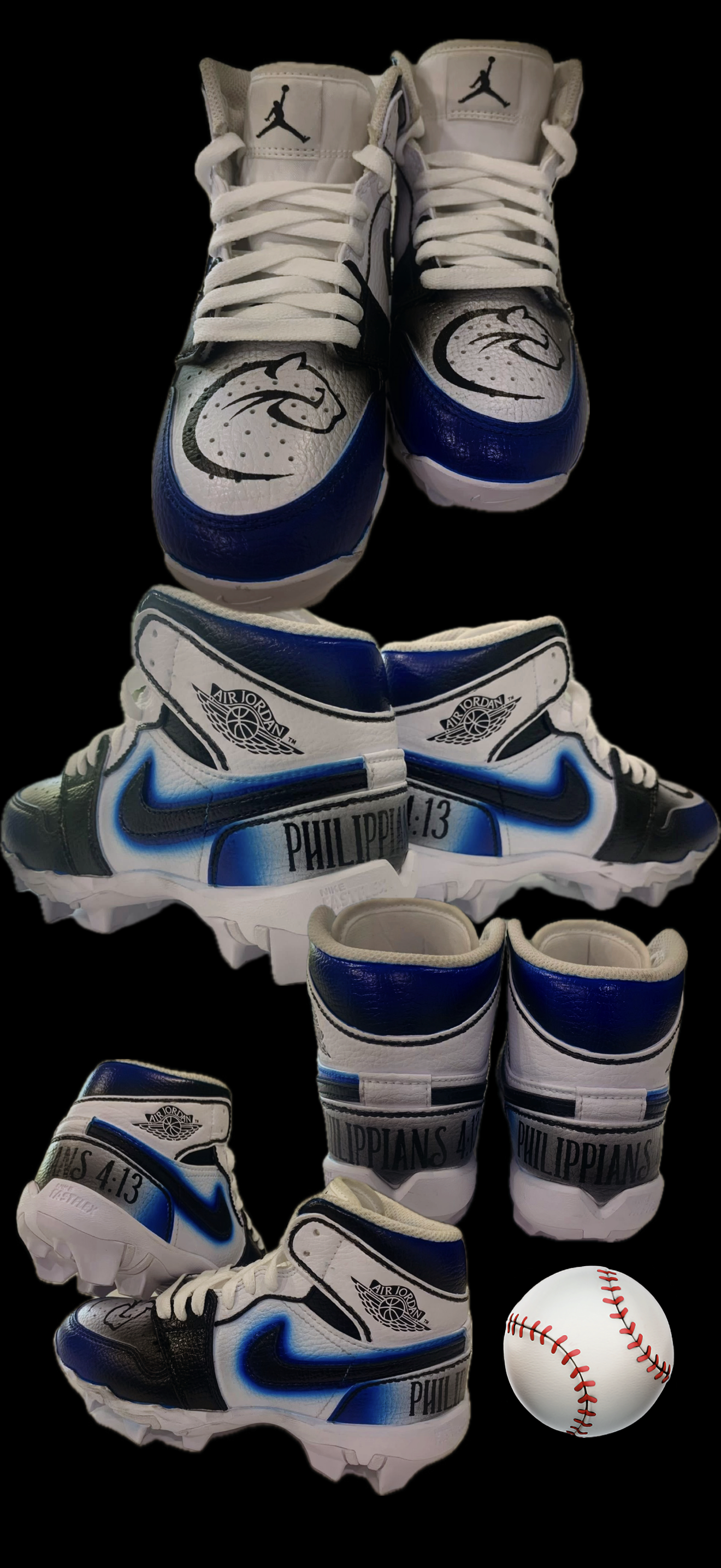 Custom Airbrushed Cleats