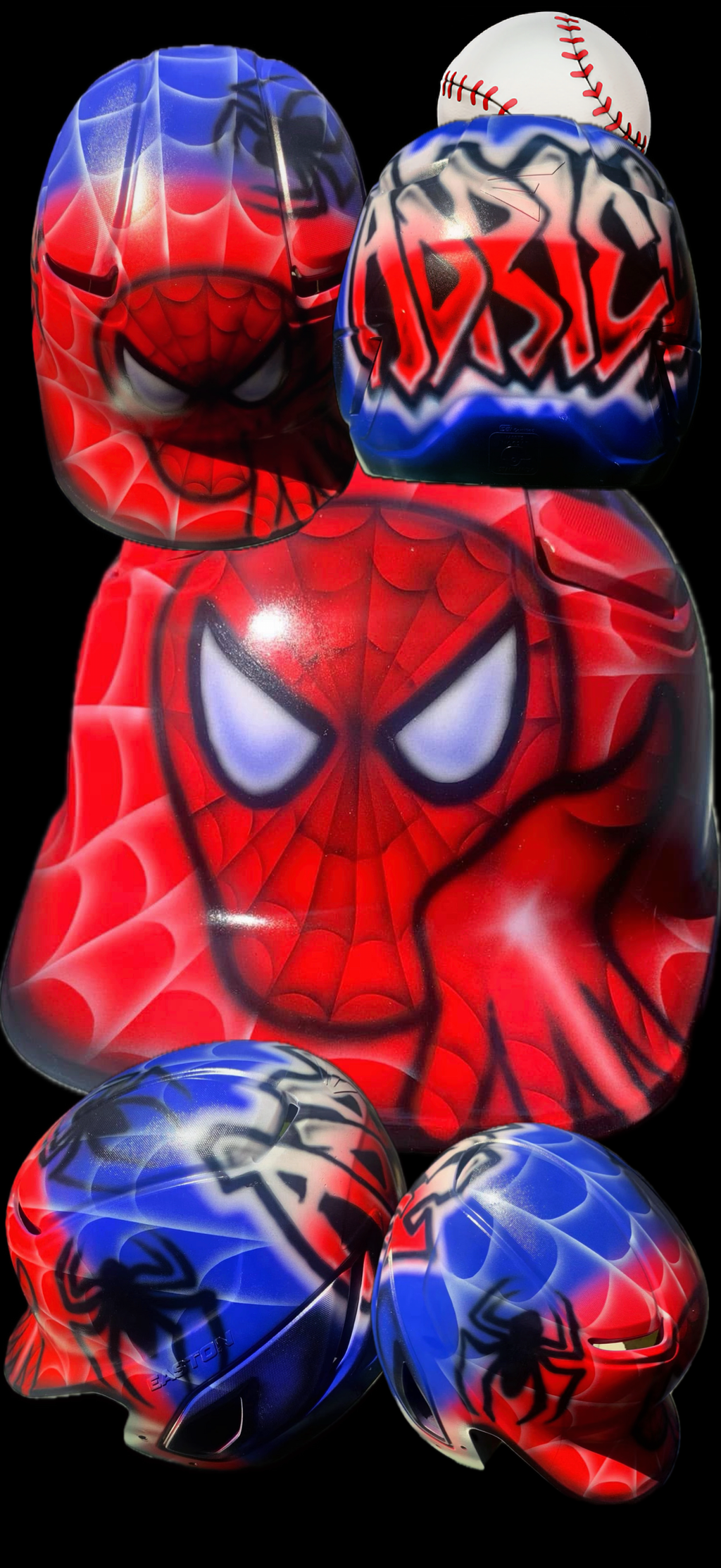 Custom Airbrushed Helmets (T-Ball/Baseball)